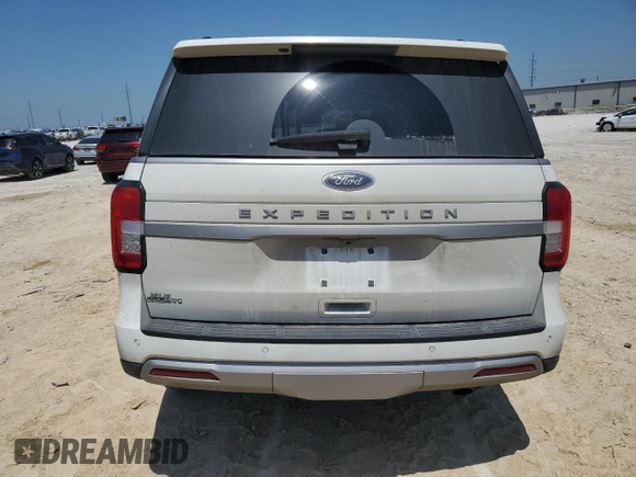 2022 Ford Expedition XLT with VIN 1FMJU1HT5NEA57068, listed as a Copart auction lot 55710134 with 15,878 mi miles and Salvage Title. Bid and sale history available at carsss.com. Image 6.