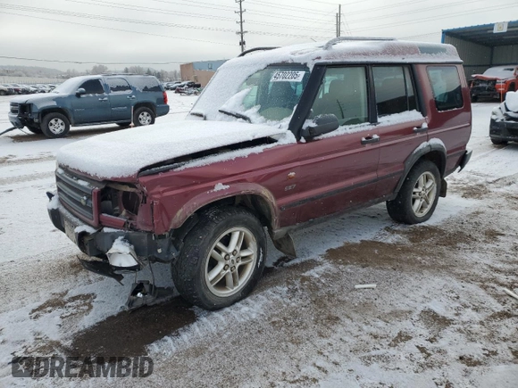 2002 Land Rover Discovery SE z VIN SALTW15452A750562, wystawiony jako Copart lot #45702205 z przebiegiem 120 608 mil mil oraz Szkoda całkowita • Salvage title. Historia ofert i sprzedaży dostępna na DreamBid. Obrazek 1.