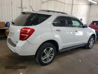 2017 Chevrolet Equinox Premier with VIN 2GNFLGE37H6211834, listed as a Copart auction lot 53741355 with 60,011 mi miles and Salvage Title. Bid and sale history available at carsss.com. Image 3.