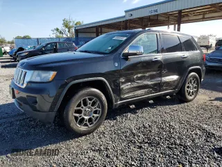 2013 Jeep Grand Cherokee Overland with VIN 1C4RJFCG2DC653207, listed as a Copart auction lot 48680885 with 276,020 mi miles and Salvage Title. Bid and sale history available at carsss.com. Image 1.
