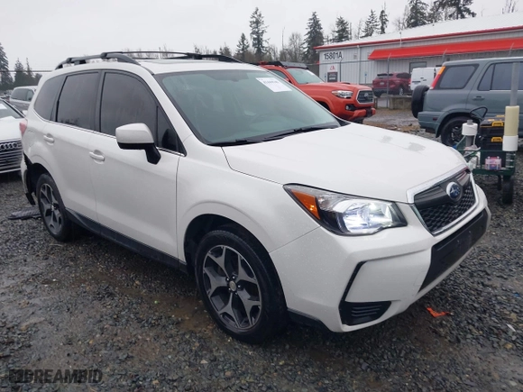 2016 Subaru Forester 2.0XT Premium with VIN JF2SJGDC1GH504685, listed as a IAAI auction lot 41444148 with 138,188 mi miles. Bid and sale history available at carsss.com. Image 1.