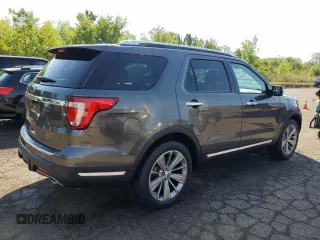 2018 Ford Explorer Limited z VIN 1FM5K7F87JGA70377, wystawiony jako Copart lot #63480215 z przebiegiem 129 825 mil mil oraz Czysty tytuł • Clean title. Historia ofert i sprzedaży dostępna na DreamBid. Obrazek 3.