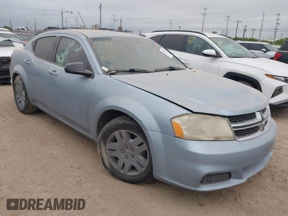 2013 Dodge Avenger SE with VIN 1C3CDZAB4DN575933, listed as a IAAI auction lot 42035857 with 154,983 mi miles and . Bid and sale history available at DreamBid. Image 1.