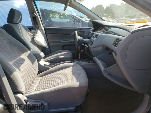 2002 Mitsubishi Lancer LS with VIN JA3AJ36EX2U002399, listed as a Copart auction lot 54435531 with 106,937 mi miles and Salvage Title. Bid and sale history available at carsss.com. Image 5.