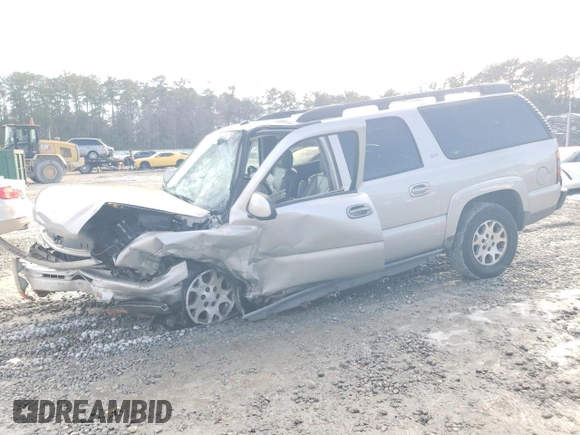 2005 Chevrolet Suburban Z71 with VIN 3GNFK16Z35G195828, listed as a Copart auction lot 88249925 with 254,252 mi miles and Salvage Title. Bid and sale history available at carsss.com. Image 1.