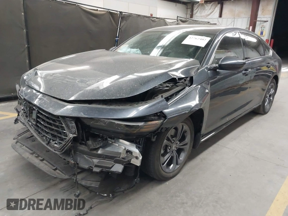 2024 Honda Accord EX-L with VIN 1HGCY2F64RA030186, listed as a IAAI auction lot 42762402 with 28,334 mi miles and . Bid and sale history available at DreamBid. Image 2.