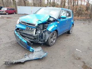 2015 Kia Soul + with VIN KNDJP3A51F7219819, listed as a IAAI auction lot 41911417 with 78,387 mi miles. Bid and sale history available at carsss.com. Image 6.