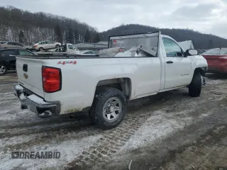 2014 Chevrolet Silverado 1500 Work Truck with VIN 1GCNKPECXEZ344790, listed as a Copart auction lot 45910745 with 152,557 mi miles and Salvage Title. Bid and sale history available at DreamBid. Image 3.