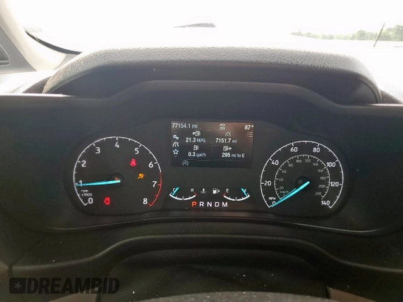 2020 Ford Transit Connect XL with VIN NM0LS7E25L1467792, listed as a Copart auction lot 64148735 with 77,154 mi miles and Salvage title. Bid and sale history available at DreamBid. Image 9.