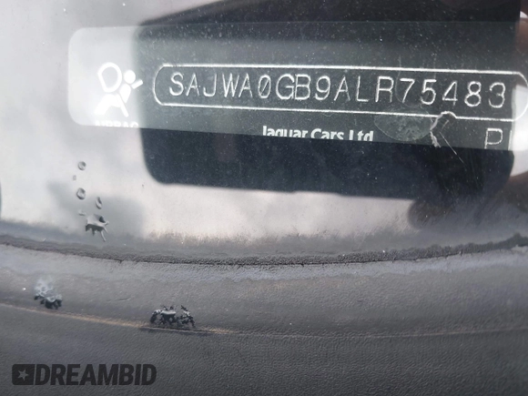 2010 Jaguar XF Premium Luxury with VIN SAJWA0GB9ALR75483, listed as a IAAI auction lot 42170697 with 177,965 mi miles and . Bid and sale history available at DreamBid. Image 9.
