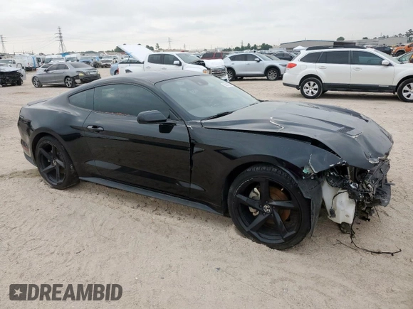 2021 Ford Mustang EcoBoost with VIN 1FA6P8TH7M5126618, listed as a Copart auction lot 58210555 with Not provided miles and Salvage title. Bid and sale history available at DreamBid. Image 4.