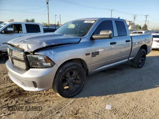2021 Ram 1500 Classic Tradesman with VIN 1C6RR6FT6MS533893, listed as a Copart auction lot 77638664 with 32,217 mi miles and Salvage Title. Bid and sale history available at carsss.com. Image 1.