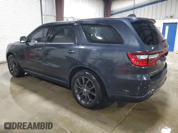2016 Dodge Durango R/T with VIN 1C4SDJCTXGC393362, listed as a Copart auction lot 50545105 with 102,104 mi miles and Salvage Title. Bid and sale history available at DreamBid. Image 2.