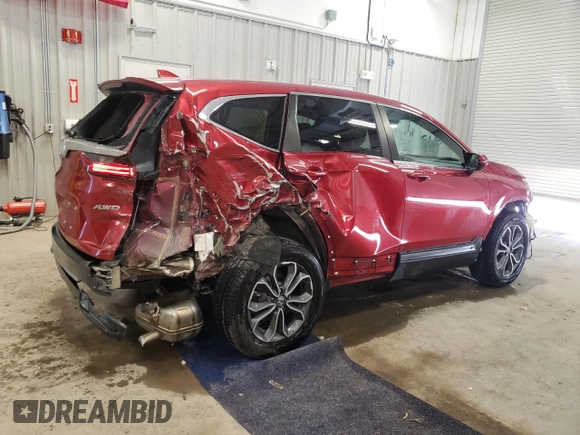 2020 Honda CR-V EX with VIN 5J6RW2H52LA006943, listed as a Copart auction lot 51095285 with 73,380 mi miles and Salvage Title. Bid and sale history available at carsss.com. Image 3.