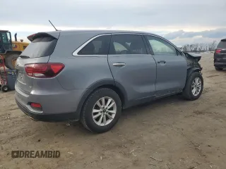 2020 Kia Sorento L with VIN 5XYPG4A33LG628174, listed as a Copart auction lot 47165105 with 73,402 mi miles and Salvage Title. Bid and sale history available at carsss.com. Image 3.