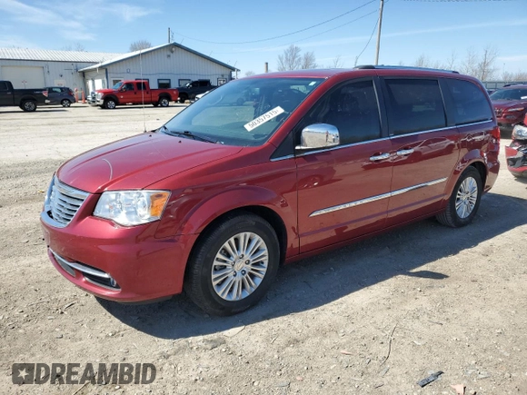 2014 Chrysler Town & Country Limited with VIN 2C4RC1GG6ER338880, listed as a Copart auction lot 50357515 with 110,163 mi miles and Salvage Title. Bid and sale history available at DreamBid. Image 1.