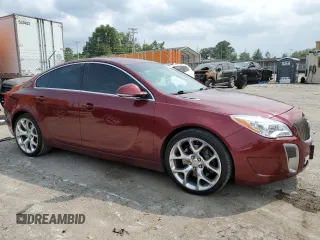 2016 Buick Regal GS with VIN 2G4GV5GX1G9155264, listed as a Copart auction lot 64977104 with 129,580 mi miles and Salvage Title. Bid and sale history available at DreamBid. Image 4.