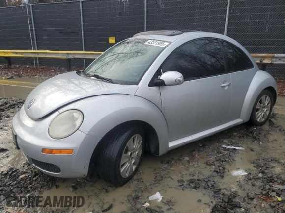 2008 Volkswagen New Beetle Coupe S with VIN 3VWRW31C08M506160, listed as a Copart auction lot 43571955 with 94,036 mi miles and Salvage Title. Bid and sale history available at carsss.com. Image 1.