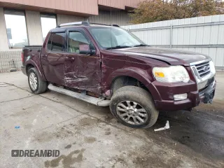 2007 Ford Explorer Sport Trac Limited with VIN 1FMEU53K77UA21351, listed as a Copart auction lot 76121464 with 176,430 mi miles and Salvage title. Bid and sale history available at DreamBid. Image 4.