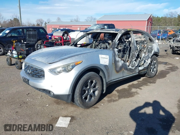 2010 Infiniti FX with VIN JN8AS1MWXAM855600, listed as a IAAI auction lot 41660448 with Not Provided miles and . Bid and sale history available at DreamBid. Image 2.