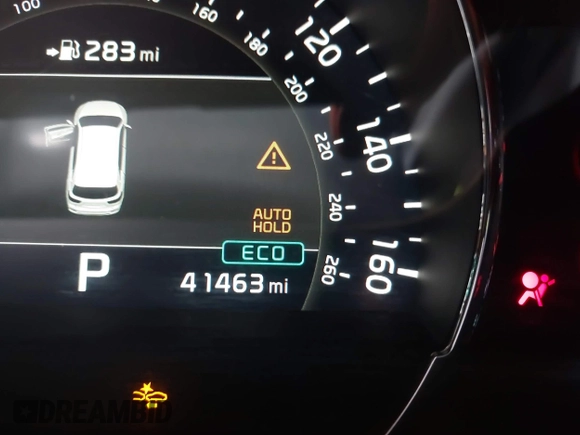 2019 Kia Sorento EX V6 with VIN 5XYPHDA54KG472174, listed as a IAAI auction lot 41509308 with 41,463 mi miles. Bid and sale history available at carsss.com. Image 16.