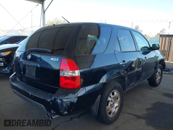 2001 Acura MDX with VIN 2HNYD18291H503259, listed as a IAAI auction lot 41968749 with 238,892 mi miles. Bid and sale history available at carsss.com. Image 4.