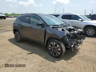 2024 Jeep Compass Limited с VIN 3C4NJDCN5RT602460, выставлен на аукционе Copart как лот 59885765 с пробегом 6 967 миль миль и Списание • Salvage title. История ставок и продаж доступна на DreamBid. Изображение 4.