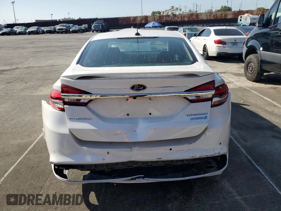 2018 Ford Fusion Titanium with VIN 3FA6P0RU4JR134142, listed as a Copart auction lot 52046465 with 91,018 mi miles and Salvage Title. Bid and sale history available at DreamBid. Image 6.