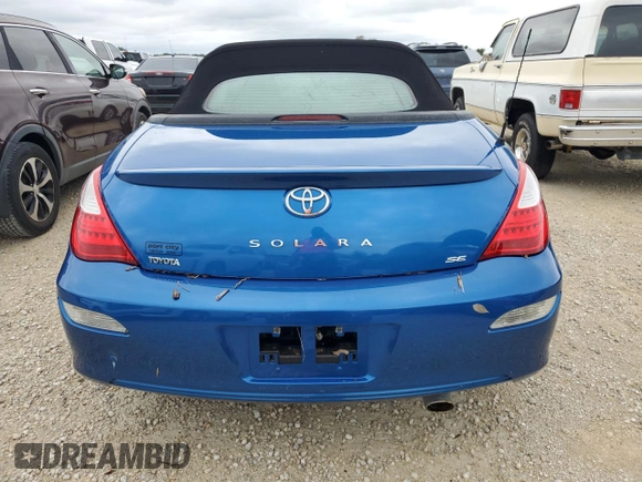 2007 Toyota Solara SE with VIN 4T1FA38P47U129514, listed as a Copart auction lot 74372284 with Not Provided miles and Non Repairable. Bid and sale history available at DreamBid. Image 6.