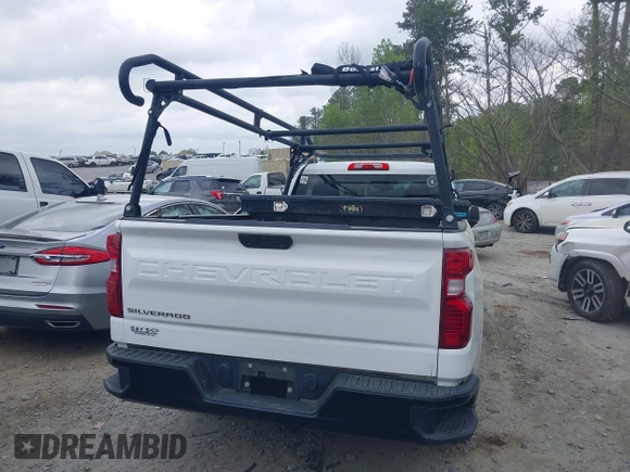 2020 Chevrolet Silverado 1500 Work Truck with VIN 3GCNWAEH7LG110780, listed as a IAAI auction lot 41924627 with 104,653 mi miles. Bid and sale history available at carsss.com. Image 16.