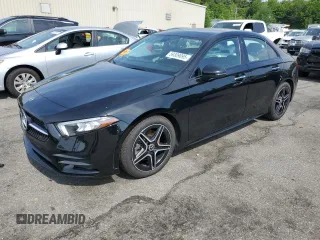 2021 Mercedes-Benz A 220 with VIN W1K3G4FB9MJ264526, listed as a Copart auction lot 59309095 with 34,682 mi miles and Salvage title. Bid and sale history available at DreamBid. Image 1.