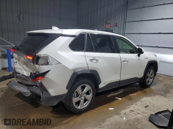 2020 Toyota RAV4 Hybrid Limited with VIN JTMDWRFV6LD540456, listed as a Copart auction lot 44146595 with 36,561 mi miles and Salvage Title. Bid and sale history available at carsss.com. Image 3.