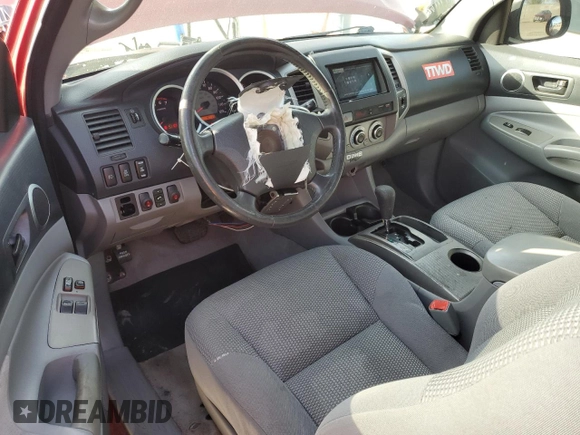 2005 Toyota Tacoma PreRunner with VIN 5TETU62N25Z045378, listed as a Copart auction lot 45417655 with 178,711 mi miles and Salvage title. Bid and sale history available at DreamBid. Image 8.