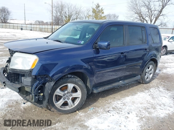 2015 Honda Pilot EX-L with VIN 5FNYF4H50FB059035, listed as a IAAI auction lot 41577953 with 93,717 mi miles and . Bid and sale history available at carsss.com. Image 2.
