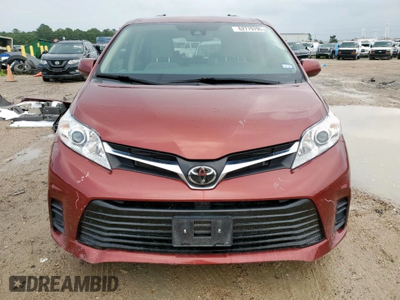 2020 Toyota Sienna LE Auto Access Seat z VIN 5TDKZ3DCXLS041015, wystawiony jako Copart lot #62779795 z przebiegiem 29 157 mil mil oraz Szkoda całkowita • Salvage title. Historia ofert i sprzedaży dostępna na DreamBid. Obrazek 5.