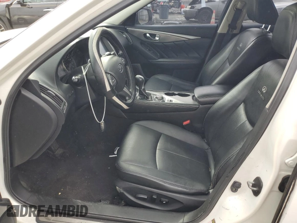 2014 Infiniti Q50 Premium с VIN JN1BV7ARXEM697759, выставлен на аукционе Copart как лот 55996815 с пробегом 129 642 миль миль и Списание • Salvage title. История ставок и продаж доступна на DreamBid. Изображение 7.