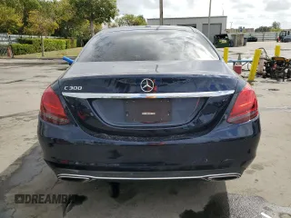 2021 Mercedes-Benz C 300 with VIN W1KWF8DB5MR632714, listed as a Copart auction lot 47728725 with 36,146 mi miles and Salvage Title. Bid and sale history available at carsss.com. Image 6.