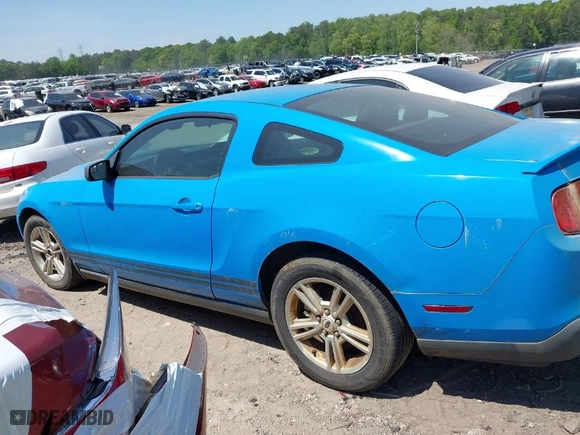 2012 Ford Mustang V6 Premium with VIN 1ZVBP8AM6C5208912, listed as a IAAI auction lot 42051198 with 76,183 mi miles. Bid and sale history available at carsss.com. Image 14.