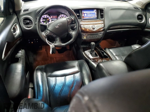 2015 Infiniti QX60 with VIN 5N1AL0MM1FC521353, listed as a Copart auction lot 53740475 with 149,750 mi miles and Salvage title. Bid and sale history available at DreamBid. Image 8.