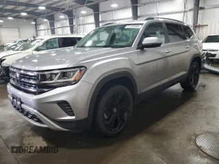 2023 Volkswagen Atlas 3.6L V6 SE w/Technology with VIN 1V2HR2CA5PC501045, listed as a Copart auction lot 51124455 with 28,020 mi miles and Salvage Title. Bid and sale history available at carsss.com. Image 1.
