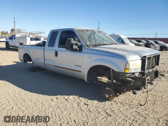 2003 Ford Super Duty F-250 XL with VIN 1FTNX21P23EC93545, listed as a Copart auction lot 79970334 with 0 mi miles and Salvage Title. Bid and sale history available at carsss.com. Image 4.