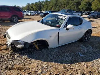 2021 Mazda MX-5 Miata Grand Touring z VIN JM1NDAM75M0458176, wystawiony jako Copart lot #88796325 z przebiegiem 87 767 mil mil oraz Nie do naprawy • Non repairable. Historia ofert i sprzedaży dostępna na DreamBid. Obrazek 1.