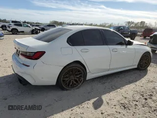2020 BMW 3 Series M340i with VIN WBA5U7C01LFH12419, listed as a Copart auction lot 49358895 with Not Provided miles and Salvage Title. Bid and sale history available at DreamBid. Image 3.
