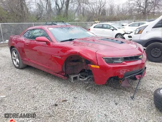2015 Chevrolet Camaro SS with VIN 2G1FH1EJXF9266692, listed as a IAAI auction lot 41920093 with 63,120 mi miles. Bid and sale history available at carsss.com. Image 1.