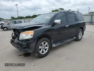 2012 Nissan Armada SV z VIN 5N1BA0ND4CN620161, wystawiony jako Copart lot #54885005 z przebiegiem 170 894 mil mil oraz Szkoda całkowita • Salvage title. Historia ofert i sprzedaży dostępna na DreamBid. Obrazek 1.