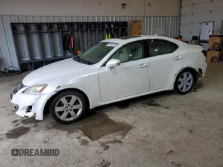 2009 Lexus IS 250 with VIN JTHCK262395030121, listed as a Copart auction lot 50000745 with 260,096 mi miles and Salvage title. Bid and sale history available at DreamBid. Image 1.