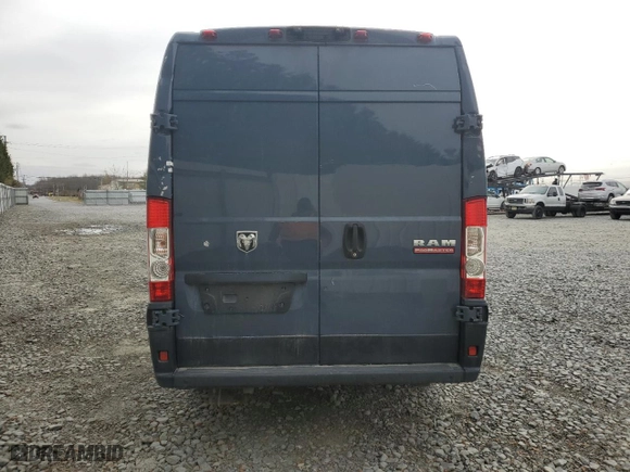2019 Ram ProMaster Cargo Van with VIN 3C6URVJG8KE548507, listed as a Copart auction lot 77014944 with 80,799 mi miles and Salvage Title. Bid and sale history available at carsss.com. Image 6.