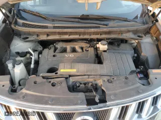 2009 Nissan Murano S with VIN JN8AZ18U89W008353, listed as a Copart auction lot 46619225 with 130,749 mi miles and Salvage Title. Bid and sale history available at carsss.com. Image 12.