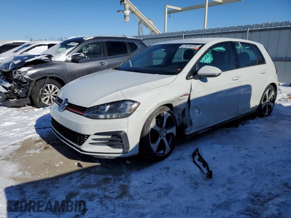 2018 Volkswagen Golf GTI S with VIN 3VW447AU5JM296709, listed as a Copart auction lot 37674014 with 68,253 mi miles. Bid and sale history available at carsss.com. Image 1.