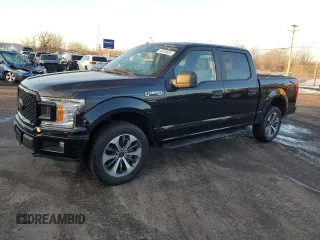 2019 Ford F-150 XL with VIN 1FTEW1EP5KFC28415, listed as a Copart auction lot 48616685 with 39,981 mi miles and Salvage Title. Bid and sale history available at carsss.com. Image 1.
